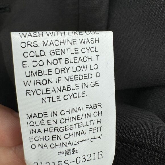 AEL Vintage Embellished Blazer Dress XS Black A-Line Notched Collar Cocktail - Picture 12 of 15